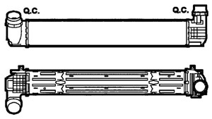 Intercooler, RENAULT GRAND SCÉNIC III, MEGANE CC, MEGANE Coupé III, MEGANE Grandtour III, MEGANE Halvkombi III, SCÉNIC III, 144960023R,