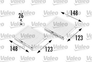 Kupefilter, BMW 3 Compact [E36], 64 11 8 363 274, 64 31 9 071 933, 64118363274, 64319071933