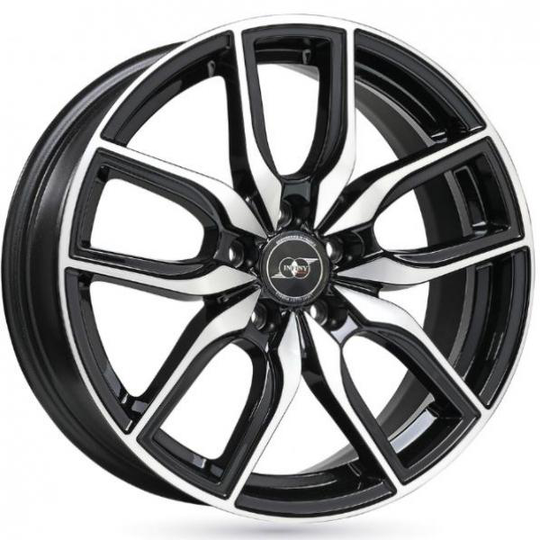 Infiny Individual Saxen Black Machined Face 8/18 5/112 ET30 B66.6