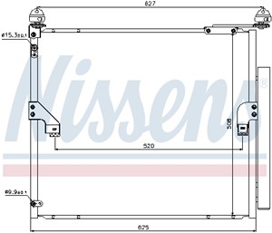 Kondensor, klimatanläggning, LEXUS GX, TOYOTA LAND CRUISER PRADO, LAND CRUISER VAN, 88460-60420