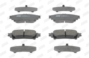 Bromsbeläggsats, Bakaxel, LEXUS RX, TOYOTA HIGHLANDER / KLUGER, PRIUS PLUS, SIENNA, 044660E010, 0446648130