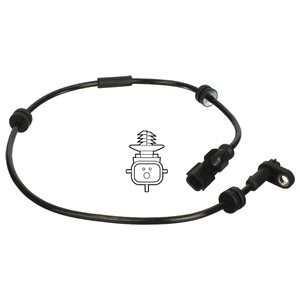 ABS-givare, Sensor, hjulvarvtal, Bakaxel, Höger, Vänster, FORD ECOSPORT, FIESTA VI, FIESTA Sedan, FIESTA Van VI, 1514205, 1525681, 17611