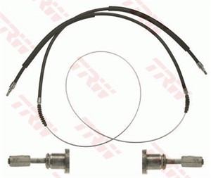 Vajer, parkeringsbroms, Bak, Höger bak, Vänster bak, Höger, Vänster, CITROËN,FIAT,PEUGEOT, 13 149 830 80, 1314983080, 4745 G7, 4745 X1,