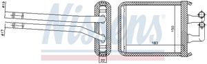 Värmeväxlare, kupévärme, KIA PICANTO, 97138-07000