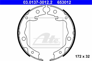 Bromsbackar, sats, Bakaxel, LEXUS,NISSAN,RENAULT,TOYOTA, 44 06 0CY 025, 44060-CY025, 46540-42010, 46540-42020, D4060-JE27A