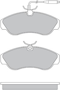 Bromsbeläggsats, Framaxel, CITROËN,FIAT,PEUGEOT, 4251.18, 4251.19, 4254.52, 9945810