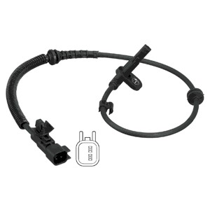 ABS-givare, Sensor, hjulvarvtal, Bakaxel, Bakaxel höger, Höger, CHEVROLET AVEO Halvkombi, AVEO Sedan, COBALT, 94544451, 95164926