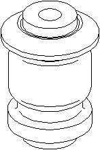 Bussning, länkarm, Fram, Fram, höger eller vänster, OPEL ADAM, CORSA D, CORSA D Skåp/halvkombi, CORSA E, VAUXHALL ADAM, 03 52 380, 03 52
