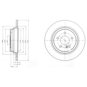 Bromsskiva, MERCEDES-BENZ S-KLASS [W221], SL [R230], 221 423 0712, 2214231112, A221 423 0712
