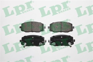Bromsbeläggsats, Framaxel, HYUNDAI i10 I, i20 I, KIA PICANTO, 5810107A10, 5810107A20, 581010XA01, 581010XA10
