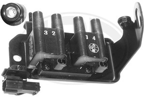 Tändspole, KIA CARENS Minibus, minivan II, RIO Halvkombi, RIO Sedan, SHUMA I, SHUMA II, SHUMA Sedan II, 0K30E-1810X, 0K30E-1810XZ