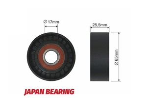 Spännrulle, flerspårsrem, CITROËN,FORD,MAZDA,MINI,MITSUBISHI,PEUGEOT,TOYOTA,VOLVO, 11 28 7 795 037, 1229540, 1345A092, 1355389, 1469717,