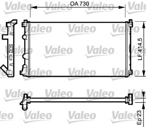 Kylare, motorkylning, NISSAN,OPEL,RENAULT, 2141000QAA, 21410-00QAA, 4415064, 7701057117, 93179722