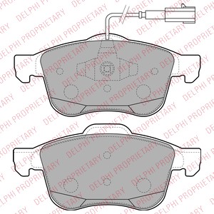Bromsbeläggsats, ALFA ROMEO GIULIETTA, GIULIETTA Skåp/halvkombi, 0000077367959, 77365354, 77367959