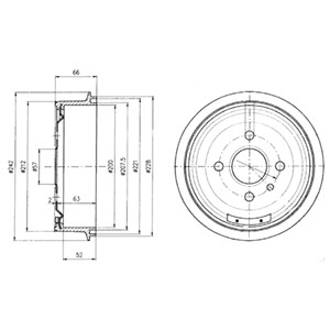 Bromstrumma, Bakaxel, CHEVROLET,DAEWOO,OPEL,VAUXHALL, 568039, 568054, 568057, 90105445, 90168958, 91024352, 95175281, 96175281