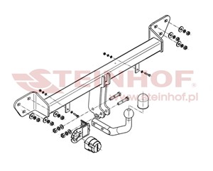 Dragkrok, Standard, BMW 7 [E65, E66, E67]