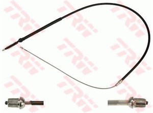 Vajer, parkeringsbroms, Bak, Höger, Vänster, AUDI TT, TT Roadster, 8N0 609 721 B, 8N0 609 721 C