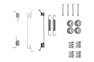 Tillbehörssats, bromsbackar, Bakaxel, FIAT 500, 500 C, PANDA, PANDA Skåp/halvkombi, 77362611