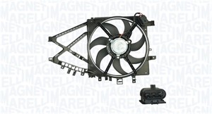 Fläkt, kylare, CHEVROLET,OPEL,VAUXHALL, 1314447, 1341334, 9129965