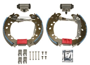 Bromsbackar, sats, Bakaxel, TOYOTA YARIS, 04907-0D010