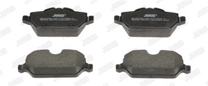Bromsbeläggsats, Bakaxel, MINI MINI COUNTRYMAN, MINI PACEMAN, 34216777240, 34219804739, 34219808172