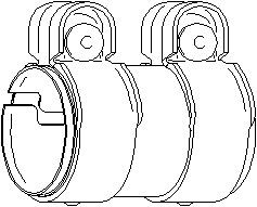 Röranslutning, avgassystem, AUDI,SEAT,SKODA,VW, 1K0 253 141N, 1K0 253 141T, 7H0 253 141F