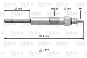 Glödstift, DACIA,MITSUBISHI,NISSAN,OPEL,RENAULT,SUZUKI,VAUXHALL, 1106500Q00, 11065-00Q00, 1106500Q0D, 11065-00Q0D, 1106500QAA, 11065-00Q