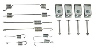 Tillbehörssats, bromsbackar, Bakaxel, KIA PRIDE, PRIDE Kombi, PRIDE Van, MAZDA 121 I, 126069900, DA0069900