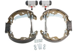 Bromsbackar, sats, Bakaxel, TOYOTA YARIS, 5320062J00, PW891301