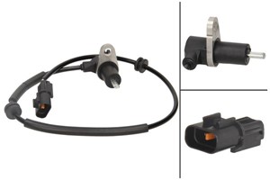 ABS-givare, Sensor, hjulvarvtal, framaxel höger, HYUNDAI TERRACAN, 59830-H1050