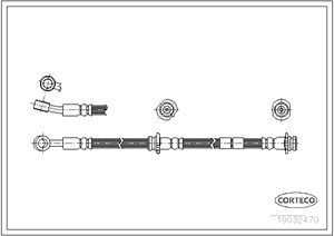 Bromsslang, Framaxel, Höger, NISSAN 100NX, SUNNY III, SUNNY Hatchback III, SUNNY Liftback III, SUNNY Skåp / kombi III, 4621050Y07