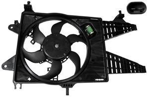 Fläkt, kylare, FIAT IDEA, PUNTO, PUNTO Skåp/halvkombi, LANCIA MUSA, YPSILON, 0000051708004, 0000051738689, 51 708 004, 51 738 689, 51 76