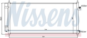 Kondensor, klimatanläggning, HONDA JAZZ III, 80110-TF0G01, 80110-TF0G02