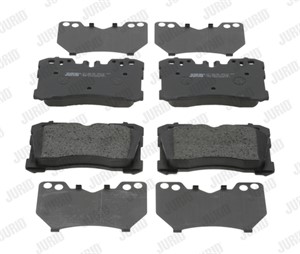 Bromsbeläggsats, Framaxel, LEXUS LS, 044650W110, 0446550290