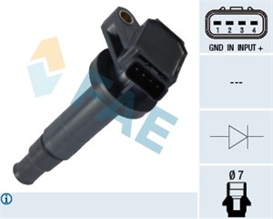 Tändspole, CITROËN,DAIHATSU,PEUGEOT,SUBARU,TOYOTA, 0K01140305, 0K24040305, 0K95420930, 0VS0140305, 1404200048, 19500-B1010, 31250-25080,