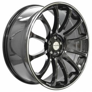 Monaco Massenet Black Polished 9x20 5/108 ET40 B73.1