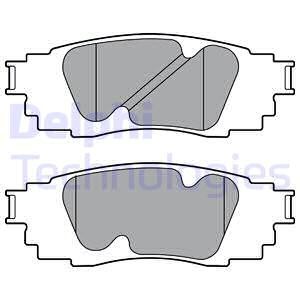 Bromsbeläggsats, Bakaxel, LEXUS ES, RX, UX, TOYOTA CAMRY, RAV 4 V, RAV 4 VAN V, 044660E060, 0446633220, 0446642080, 0446648160