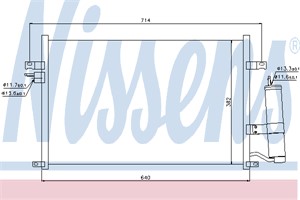 Kondensor, klimatanläggning, CHEVROLET,DAEWOO, 96484931, 96804274, 96837834
