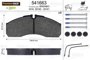 Bromsbeläggsats, Bakaxel, Framaxel, IVECO,RENAULT,RENAULT TRUCKS, 2996532, 42536101, 42548192, 5001844748, 504093779, D10609X60C
