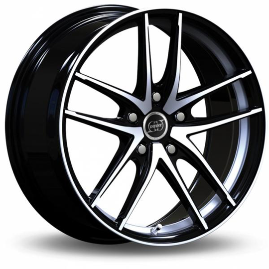 Infiny Toxic Bright Black Machined Face 7,5/17 4/100 ET35 B73.1
