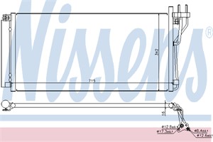 Kondensor, klimatanläggning, HYUNDAI GRANDEUR, SONATA V, SONATA VI, KIA MAGENTIS, 97606-3K160, 97606-3L180