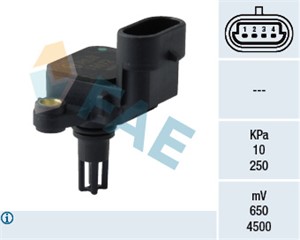 Sensor, insugstryck, SAAB 9-3, 9-3 Cabriolet, 9-5, 9-5 Kombi, 55 560 162, 55 563 262, 55563262, 91 97 948, 9197948, AX-132