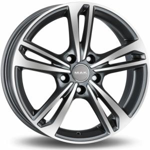 MAK Emblema Gun Metal Machined Face 6x15 4/98 ET30 B58.1
