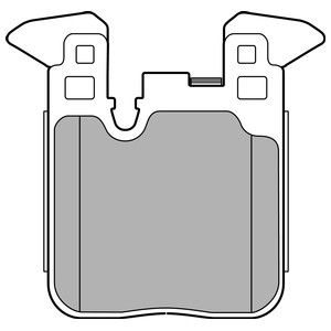 Bromsbeläggsats, Bakaxel, BMW, 3421 2284 989, 3421 6855 474, 3421 6876 422, 3421 6887 576, 3421 8099 354, 34212284989, 34212464314, 3421
