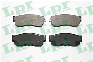 Bromsbeläggsats, Framaxel, NISSAN SUNNY II, SUNNY Coupé II, SUNNY Hatchback II, SUBARU JUSTY I, LIBERO Buss, 4106001A25, 4106001A85, 410