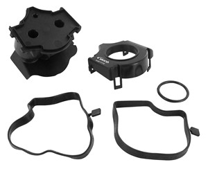 Oljeavskiljare, vevhusventilation, Cylindriskt huvud, BMW, 11 12 7 799 367, 7 799 367
