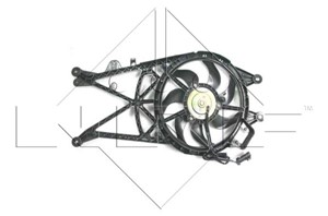 Fläkt, kylare, OPEL MERIVA A Minibus, minivan, VAUXHALL MERIVA A, 1314548, 13156941, 13178204, 1341381, 6341166