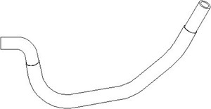 Hydraulikslang, styrsystem, BMW, 3241 1 093 130, 3241 1 095 526