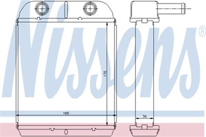 Värmeväxlare, kupévärme, KIA CARNIVAL I, CARNIVAL II, 012 32 374, 01232247, 013251237, 013321031, 013503672, 013577230, 013577231, 01358