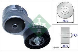 Sträckare, flerspårsrem, KIA, 252812B000, 25281-2B000, 252812B010, 25281-2B010, 252812B020, 25281-2B020, 252812B030, 25281-2B030
